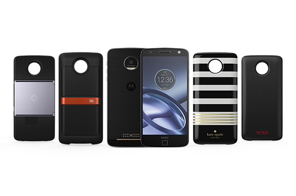 Exclusively from Verizon, an entirely new breed of smartphone: Moto Z Droids with Moto Mods
