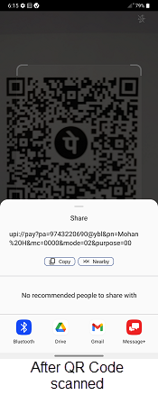 Android OS 13 Scan QR Code screenshot
