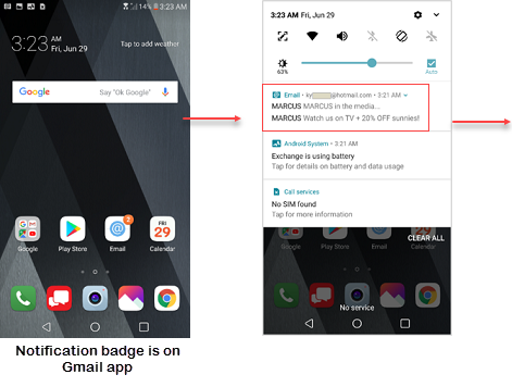 LG V20 Notification Badge screenshot