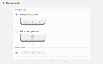Samsung Galaxy Tab A 8 inch Intuitive Navigation screenshot