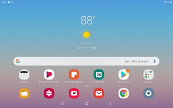 Samsung Galaxy Tab A 8 inch One UI screenshot