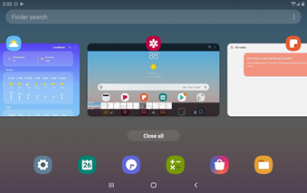 Samsung Galaxy Tab A 8 inch One UI screenshot