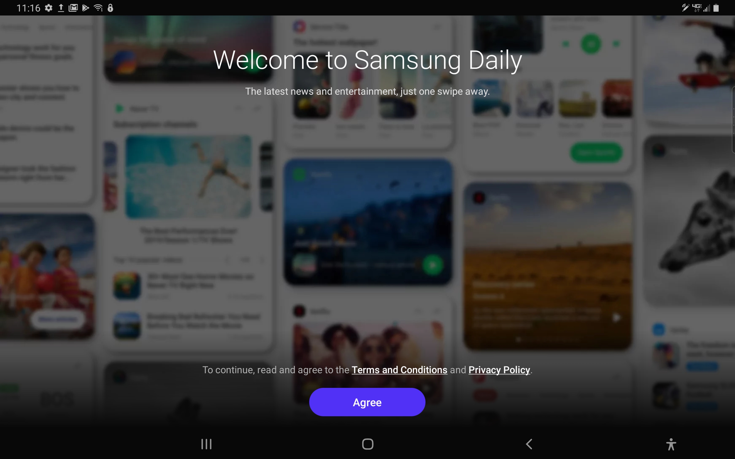 Samsung Galaxy Tab A 8-inch Samsung Daily screenshot
