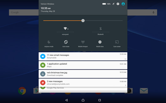 Sony Xperia Z2 - Basic Interactions
