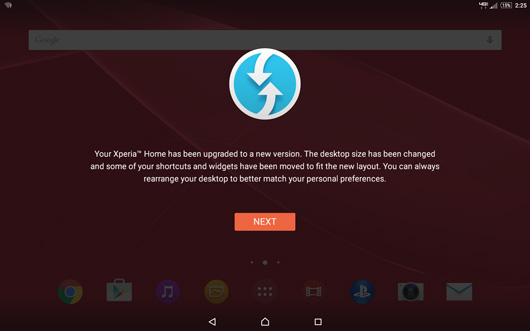 Xperia Sony Z2 Home Screen - First Impressions