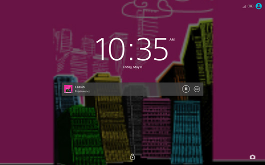 Sony Xperia Z2 Lock Screen