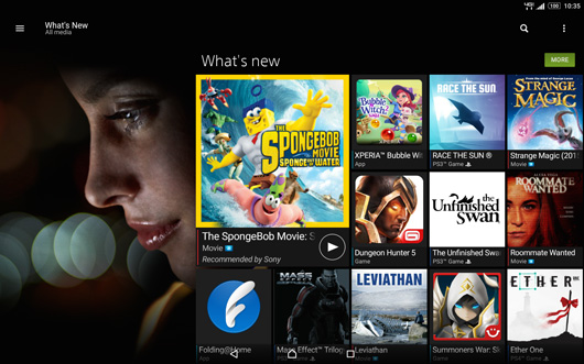 Look and Feel - What's New: Sony Select