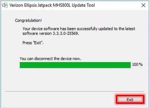 Verizon Ellipsis Jetpack MHS800L Windows Update Tool Instructions, Step 7