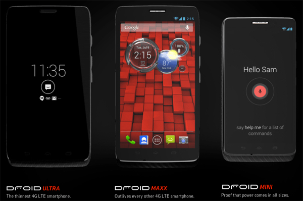 DROID RAZR DROID MINI DROID MAXX DROID RAZR DROID MINI DROID MAXX