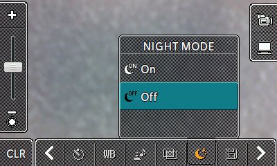Night mode options