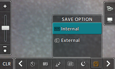 Save options