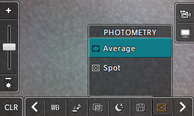 Photometry options