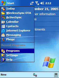 Start > Programs