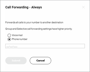 call forwarding verizon