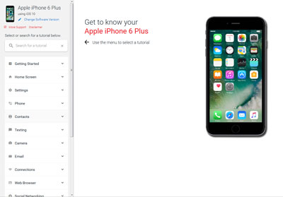 Apple iPhone 6 Plus Support Apps 