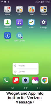 LG G5 App Shortcuts screenshot