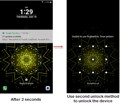 LG G5 Fingerprint screenshot
