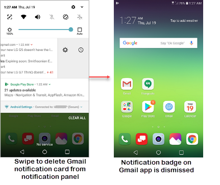 LG G5 Notification Badge screenshot
