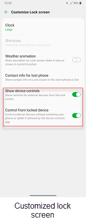 Android OS 13 Customized Lockscreen screenshot