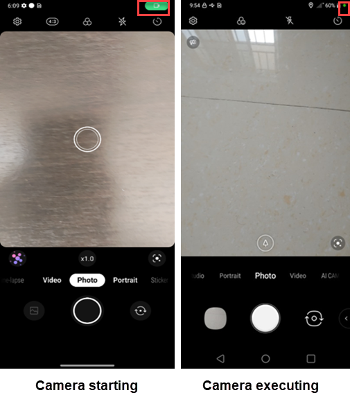 LG V50 ThinQ Privacy Camera screenshot