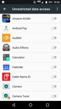 Motorola Maxx 2 Data Saver screenshot