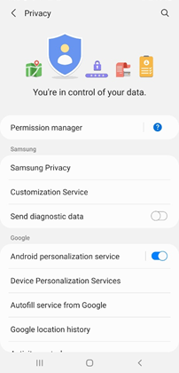 Samsung Galaxy A01 Android OS 11 Update screenshot
