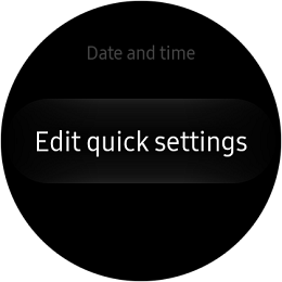 Samsung Gear S2 Classic and Gear S2 Sport Edit Quick Settings