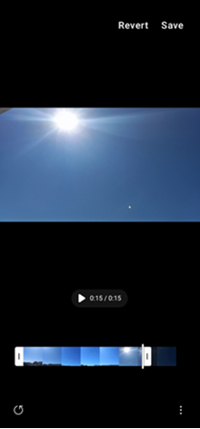 Galaxy A11 OS 12 Photo and Video Editor screenshot