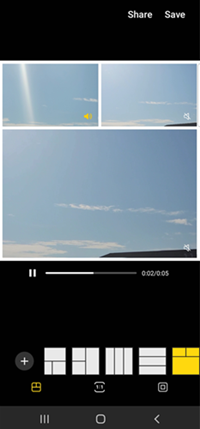 Samsung Galaxy A51 Photo Collage screenshot