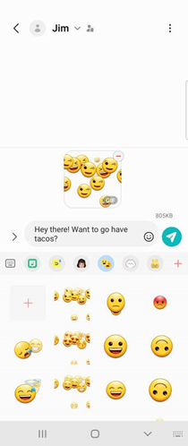 Samsung Galaxy A03s Emoji Creator screenshot