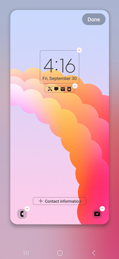 Android OS 13 Update Lock Screen screenshot