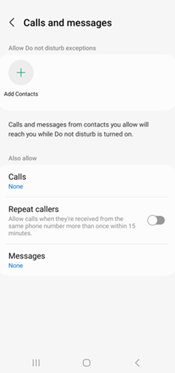 Android OS 13 Update Do Not Disturb screenshot