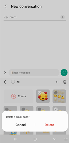 Samsung Galaxy Note20 Messages screenshot