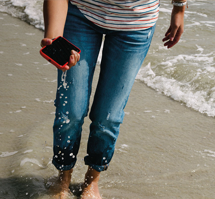 Your phone at the beach