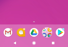 Google Pixel XL Notification Badges screenshot