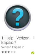 Verizon Ellipsis 7 Software Update