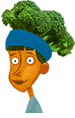 Cartoon image representing Larissa Miller