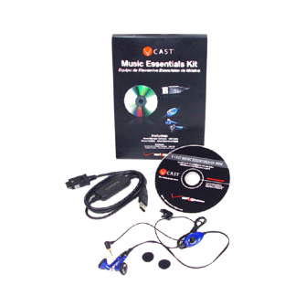 Music Essentials Kit - Software, USB Cable & Headset (Samsung)