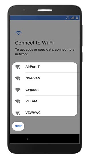 Set up Wi-Fi