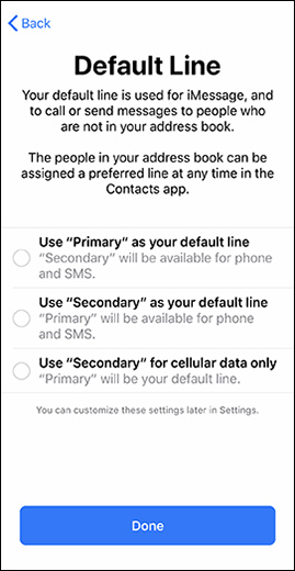 Select Default Line