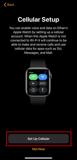 apple watch cellular plan