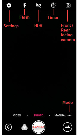 Select a Camera Option