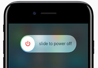 Slide to power off