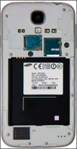 Sim Back of Device
