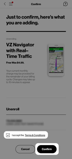 Unenroll from Add-On