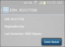 Tap Delete Module