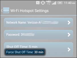 Presiona Force Shut Off Time