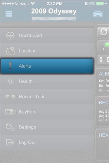 Oprime "Alerts"