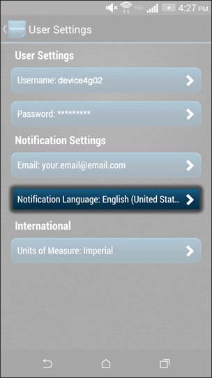 Tap Notification Language