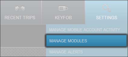 Click Manage Modules